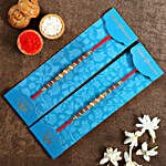 Pearl Mauli Rakhi Set And 2 Pcs Of Kitkat