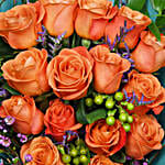 Harvest Glow Roses Bouquet