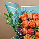 Harvest Glow Roses Bouquet