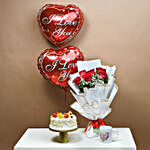 Passionate Love Roses & Sweet Surprises Combo