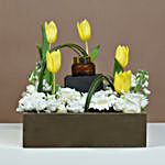 Tulips Arrangement with Solid Perfume