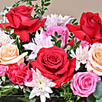 Beautiful Roses & Gerberas Arrangement