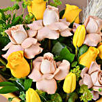 Tulip & Yellow Rose Elegance