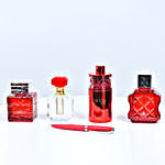 Perfumes Gift Set with Roses