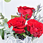 Hues of Love Roses and Perfume Combo