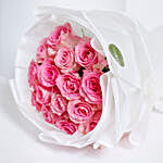 Pink Roses Bouquet for Mom