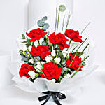 Simply Red Roses Bouquet for Mom