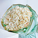 White Roses Bouquet For Mother