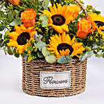 Holy Eid Sunflowers Basket