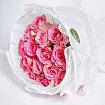 Pink Roses Bouquet for  Eid