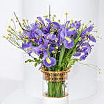 Irs Blue Flower Vase Arrangement