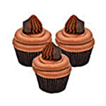 3Pcs Choco Cupcakes