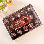 Pearl Lumba Rakhi Set And Ferrero Roundier Chocolates