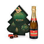 Christmas Tree & Piper Heidsieck Champagne Set