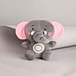 Babyhug Elephant Soft Toy Light Blue - Height 65 cm