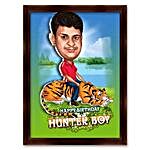 Happy Birthday Hunter Boy 3D Caricature
