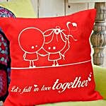 Fall In Love Red Cushion