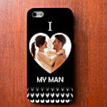 I Love My Man Personalized iPhone Cover