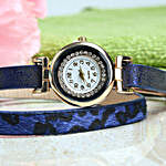 Blue Women Wrist Watch