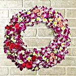 Mixed Flowers Wreath