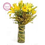 Mothers Day Spl Yellow Asiatic Lilies FNP