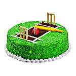 Cricket Pitch Cake 2kg Black Forest