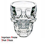Crystal Skull Pirate Shot Glass
