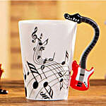 Red Guitar Coffee Mug