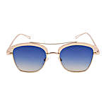 Gold N Blue Wayfarer Women Sunglasses