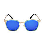 Mirrored Rectangle Unisex Sunglasses