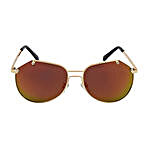 Oval Mirrored Unisex Sunglasses