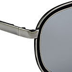 Oval Unisex Sunglasses Mirrored