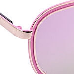 Pink Aviator Mirrored Women Sunglasses