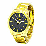 Chunky Black Gold Watch For Women