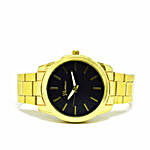 Chunky Black Gold Watch For Women