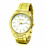Chunky White Gold Watch For Women