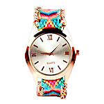 Multicolour Bracelet Watch For Women