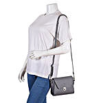Lino Perros Fashionable Grey Sling Bag