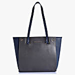 Lino Perros Grey N Blue Tote Handbag