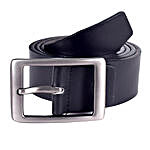 Lino Perros Black Formal Leather Belt