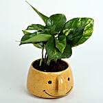 Money Plant In Smiley Vase