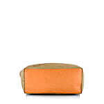 Butterflies Orange Beige Handbag Combo