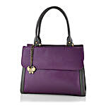 Butterflies Purple Handbag