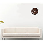 Brown Wooden Wall Clock For Home Decor