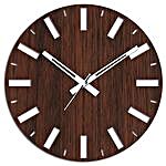Wooden Brown Wall Clock