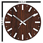 Wooden Brown Wall Clock