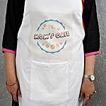 Cool Moms Cafe Apron White