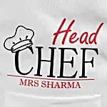 Personalized Head Chef White Apron