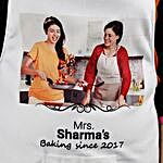 Personalised White Apron For Mom