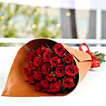 Alluring Red Roses Bunch